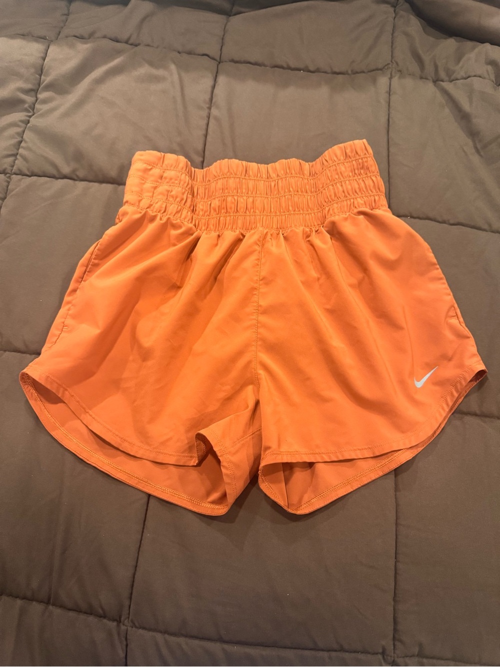 Nike Women's Orange Running Shorts